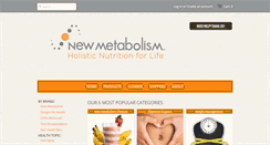 Desktop Screenshot of newmetabolismstore.com