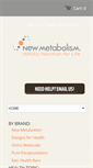 Mobile Screenshot of newmetabolismstore.com